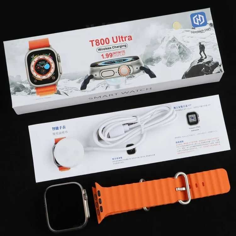 T800Ultra Smart Watch Series Bluetooth Call Smartwatch With Ocean Strap Wireless Charging Best Battery Timing preview 3