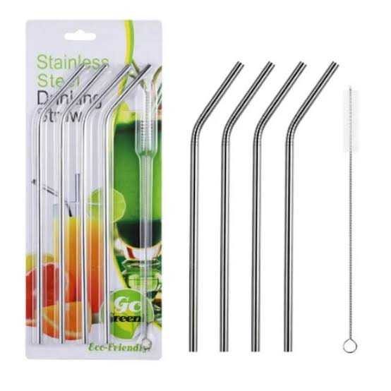 5 PCs Steel Straws preview 4
