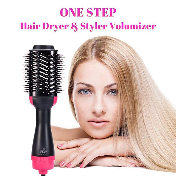 One Step Hair Dryer And Styler Hot Air Brush With Extra Hair Tool Set – Professional Volumizer, Straightener, Curler, And Dryer In One preview 6