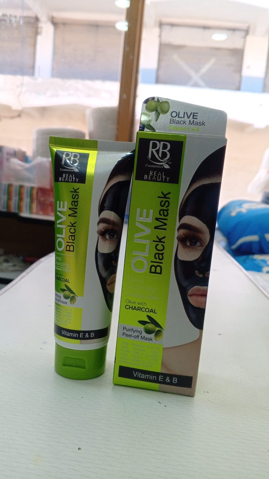 RB Cosmetics Real Beauty Olive & Charcoal Black Peel‑Off Mask | Deep Cleansing & Purifying Care | Original preview 2