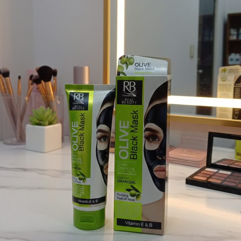 RB Cosmetics Real Beauty Olive & Charcoal Black Peel‑Off Mask | Deep Cleansing & Purifying Care | Original preview 3