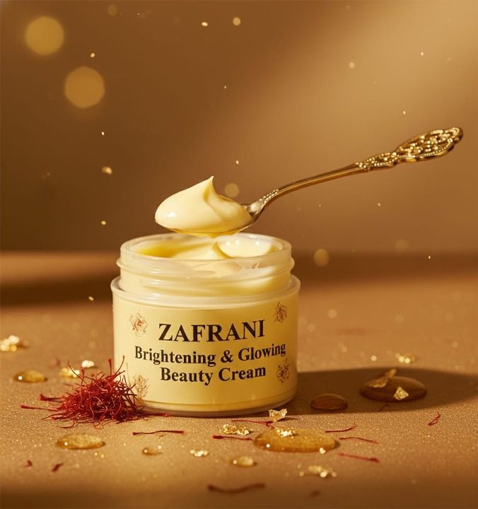 Zafrani Brightening & Glowing Beauty Cream | Radiant, Soft & Nourished Skin | Skin Lightening & Hydrating Formula (100g) preview 2