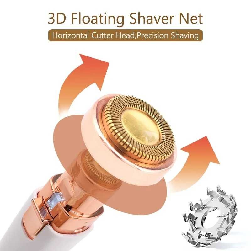 2-in-1 Rechargeable Eyebrow & Facial Hair Trimmer preview 2