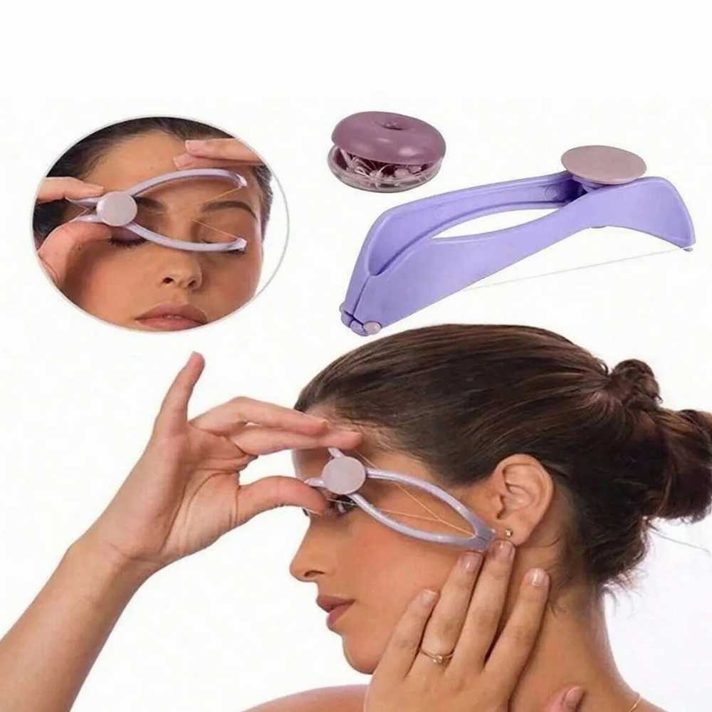 Manual Facial Hair Plucker, Cotton Thread Hair Gripper, Smooth Facial Hair Remover, Hair Remover Stick Face Cleaning Tool preview 3
